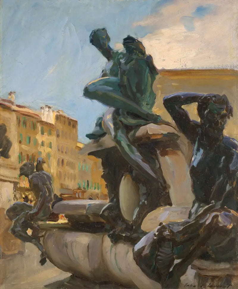 Fontaine de Neptune - John Singer Sargent