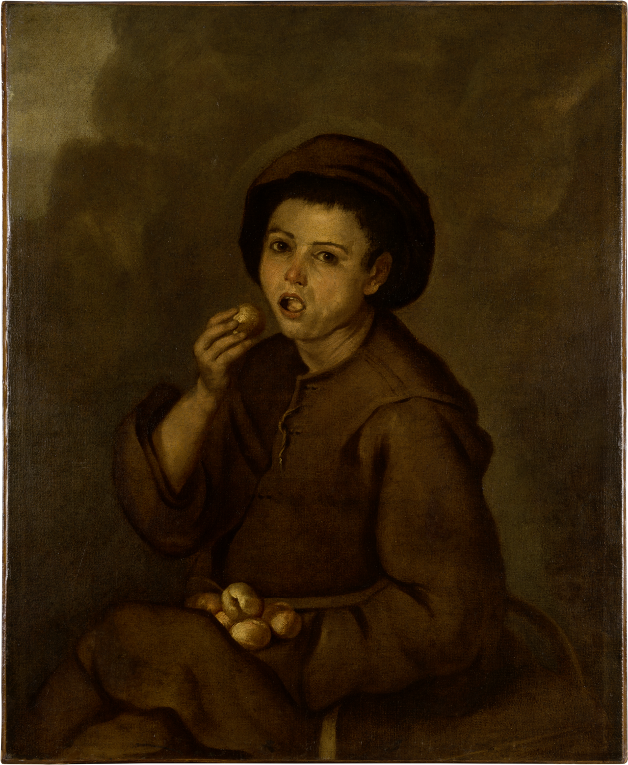 Garçon mangeant des pêches - Bartolomé Esteban Murillo