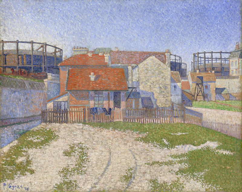 Gazomètres de Clichy - Paul Signac