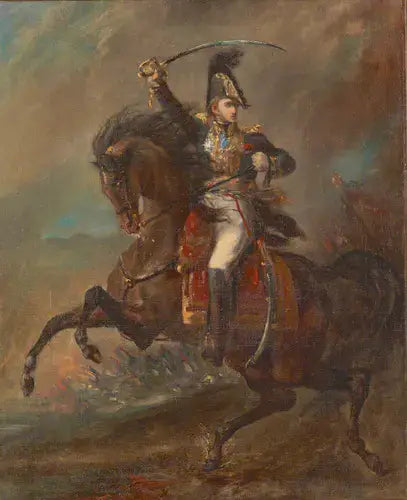Général du Premier Empire attaquant l'ennemi - Théodore Géricault