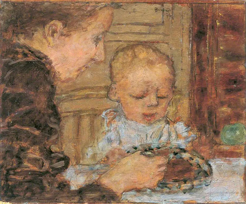Grand-mère et enfant - Pierre Bonnard