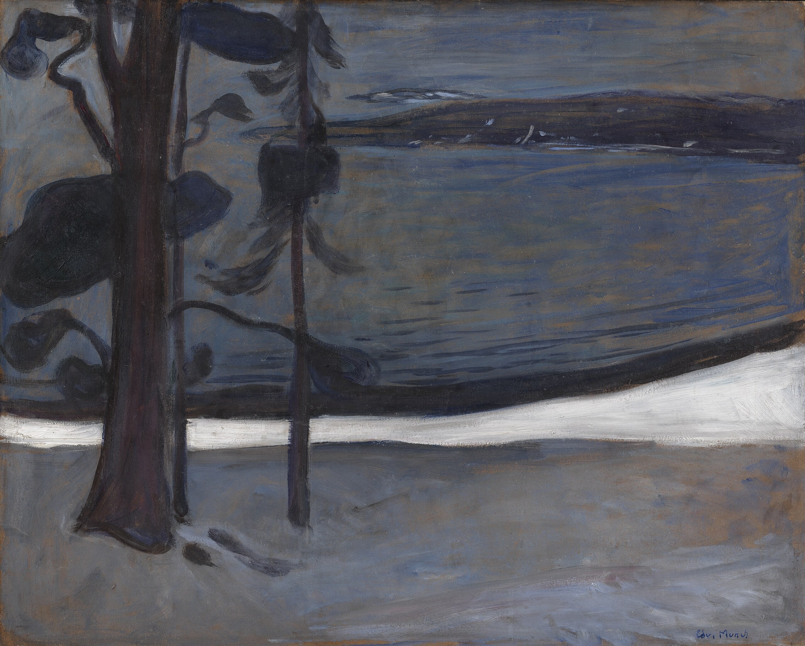 Hiver à Nordstrand - Edvard Munch
