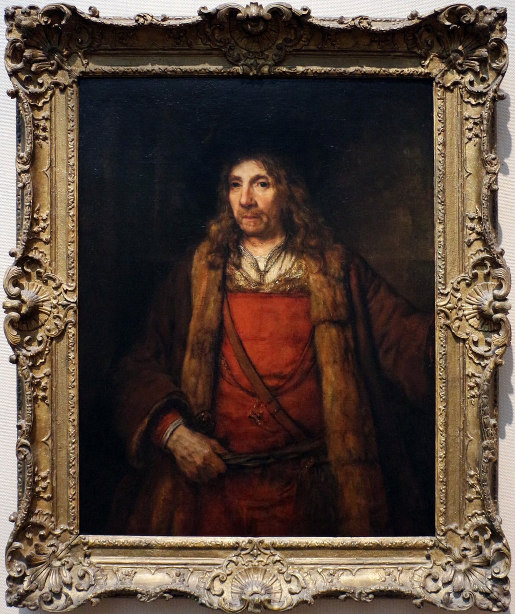 Homme dans un manteau doublé de fourrure - Rembrandt