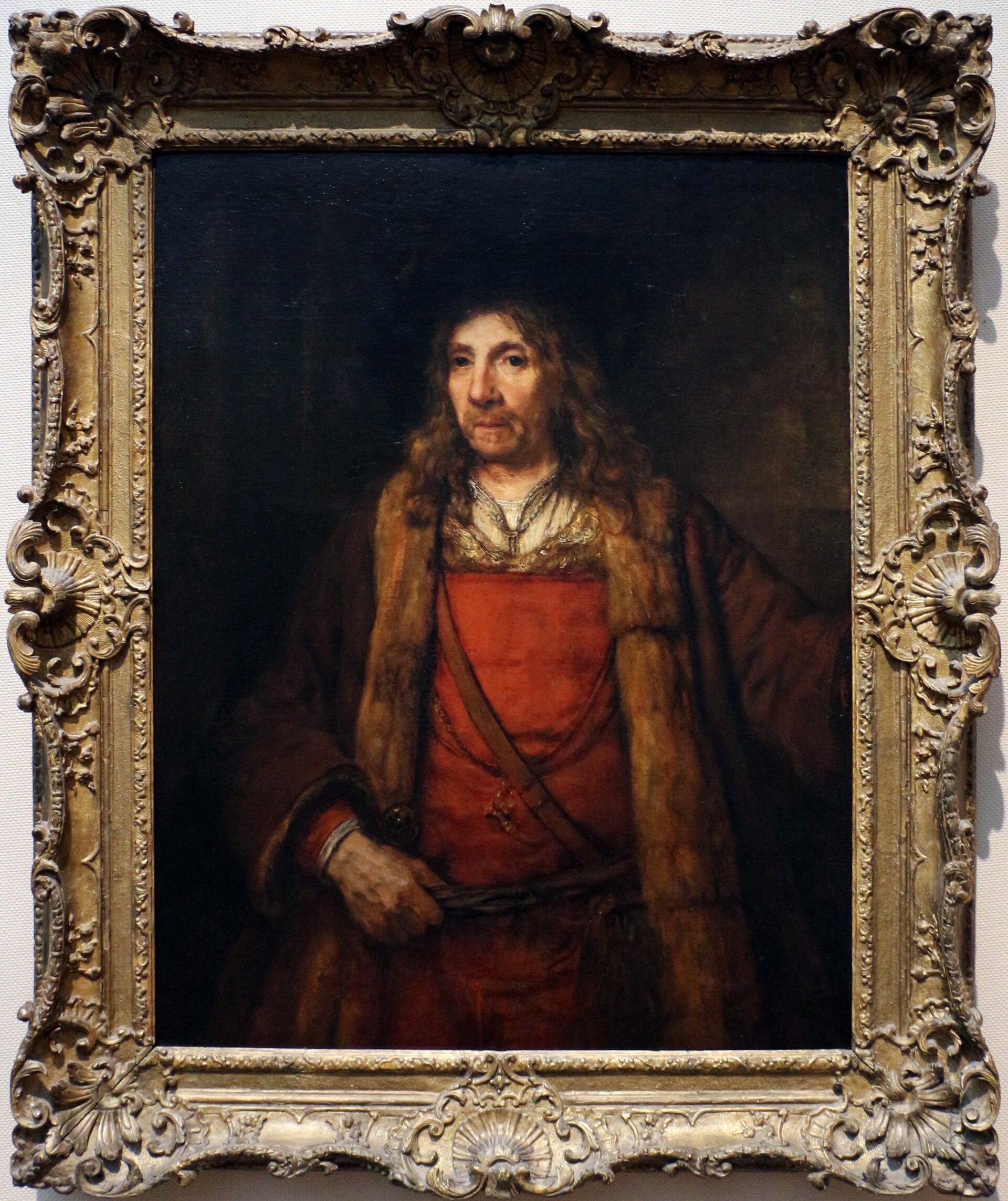Homme dans un manteau doublé de fourrure - Rembrandt