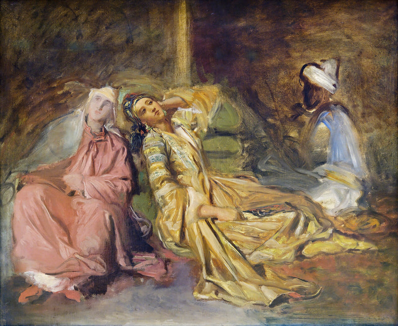 Intérieur de harem - Théodore Chassériau