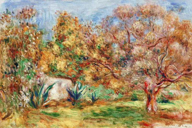 Jardin d'oliviers - Pierre-Auguste Renoir