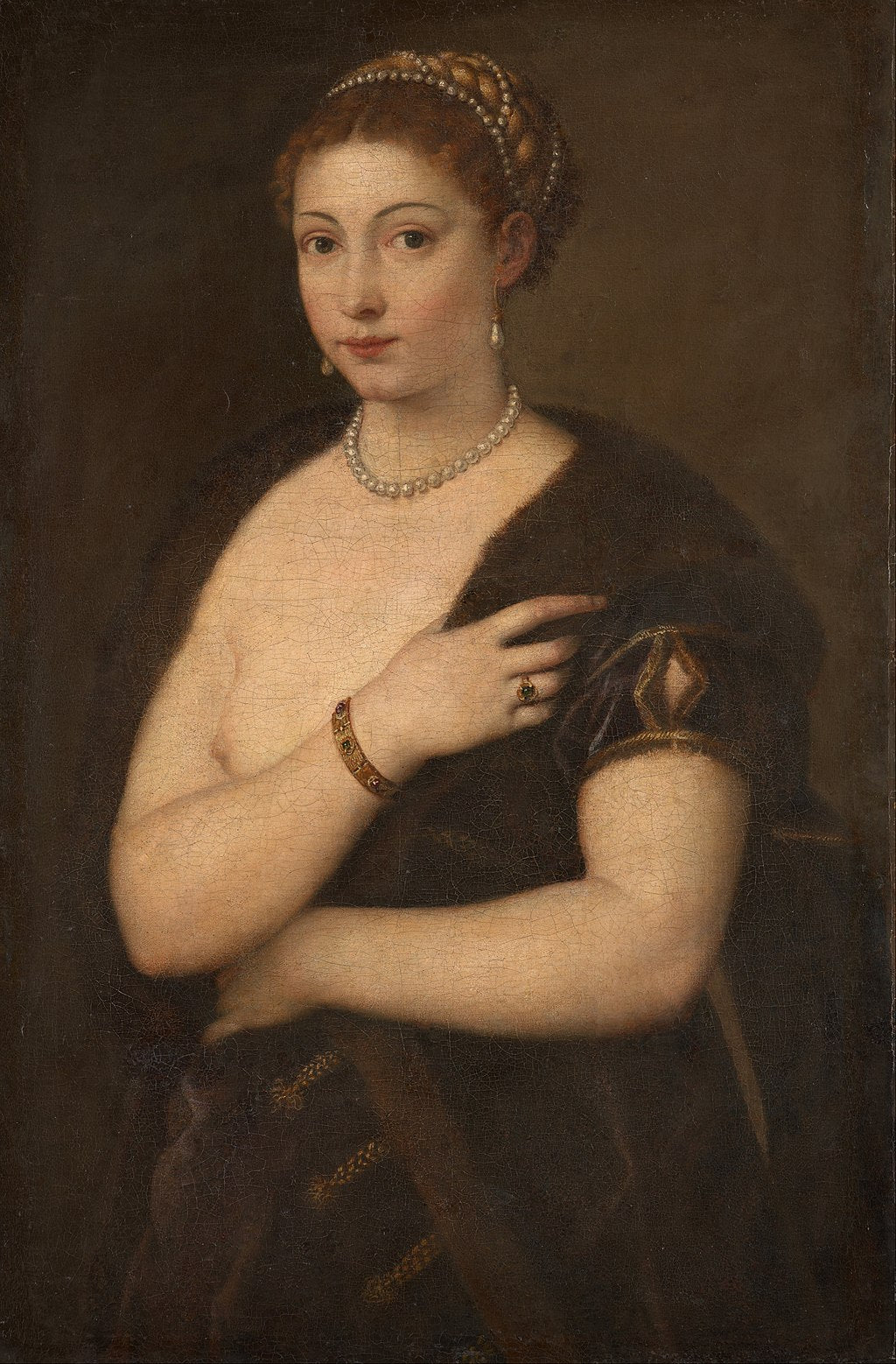 Jeune Femme à la fourrure - Titian