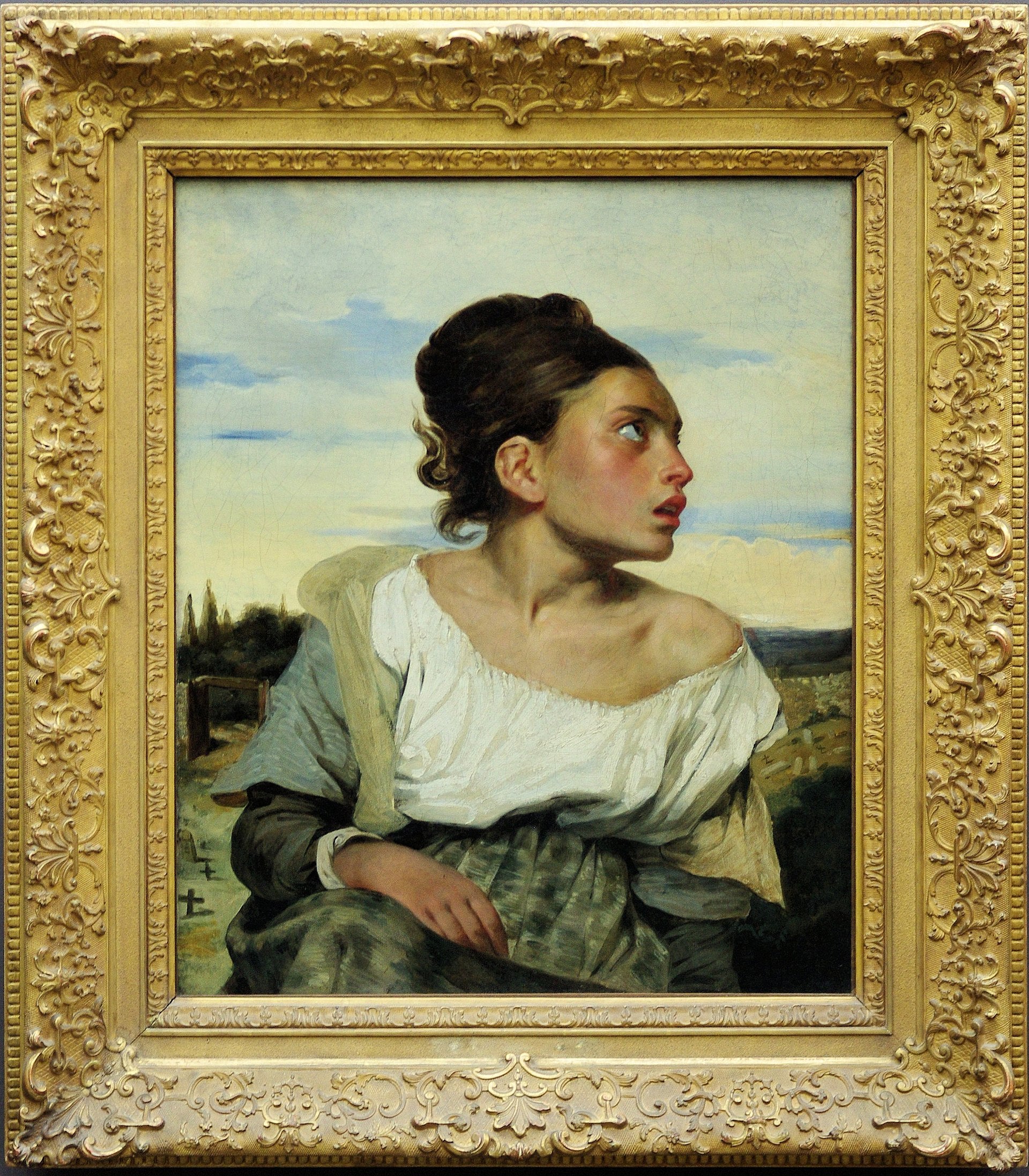 Jeune Orpheline au cimetière - Eugène Delacroix