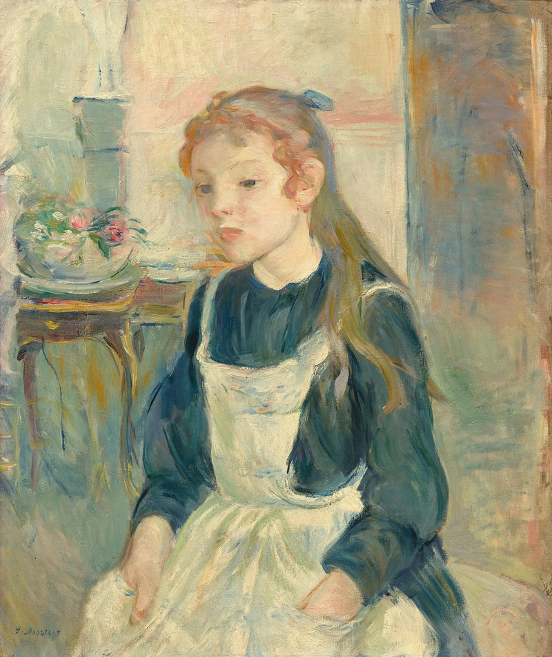 Jeune fille avec un tablier - Berthe Morisot