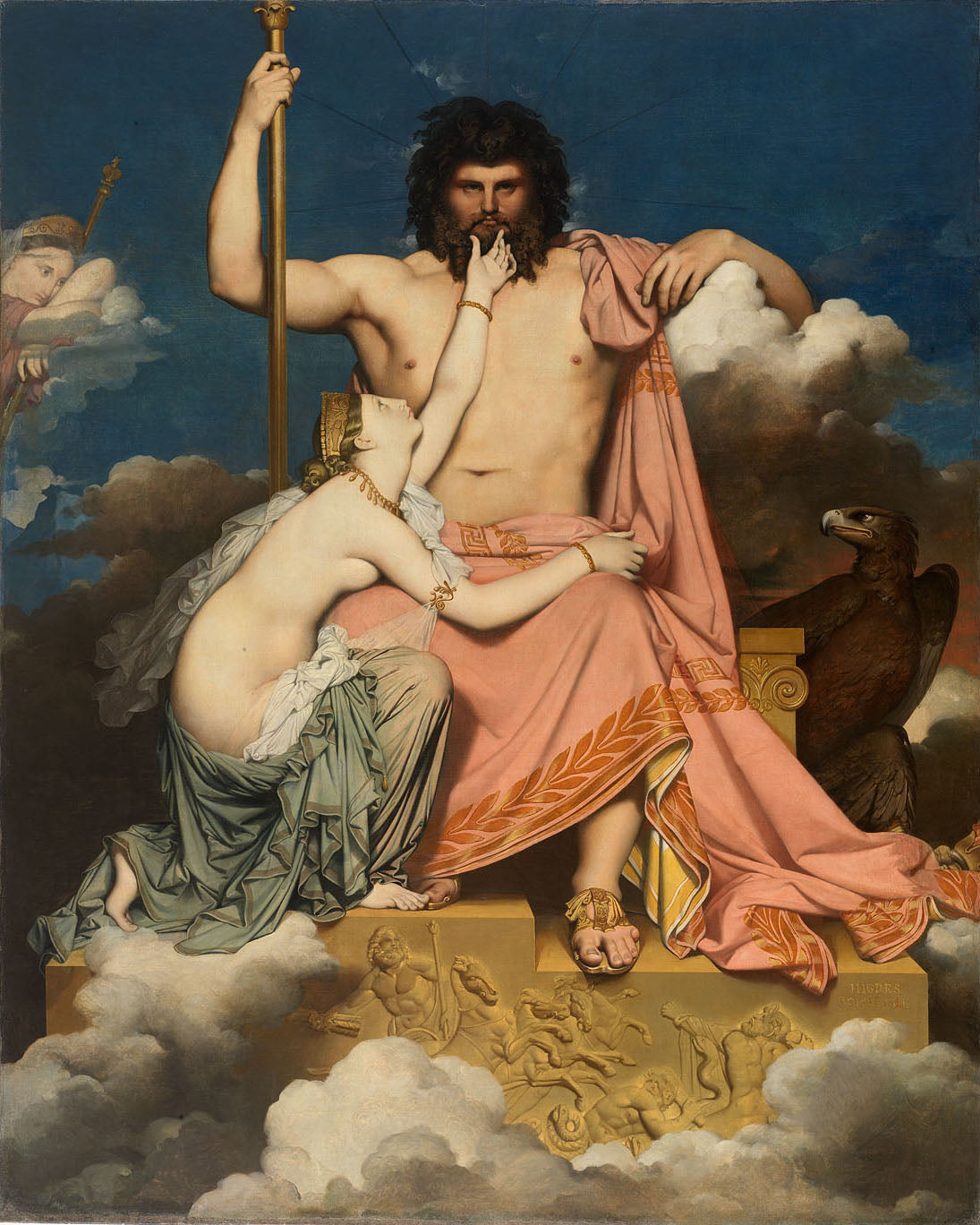 Jupiter et Thétis - Jean-Auguste-Dominique Ingres