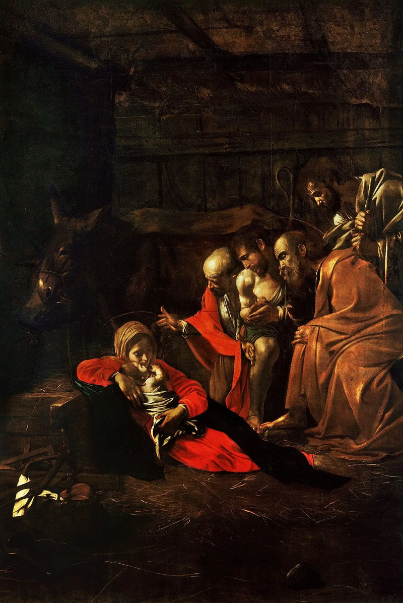 L'Adoration des bergers - Le Caravage