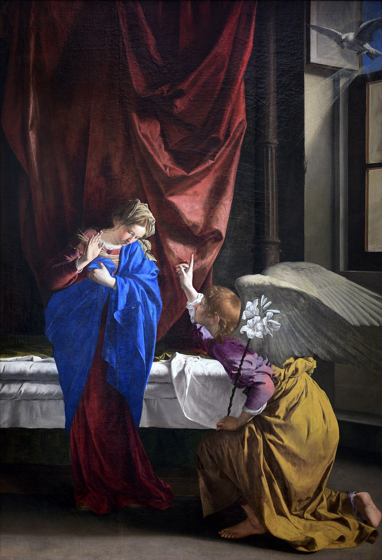 L'Annonciation - Orazio Gentileschi