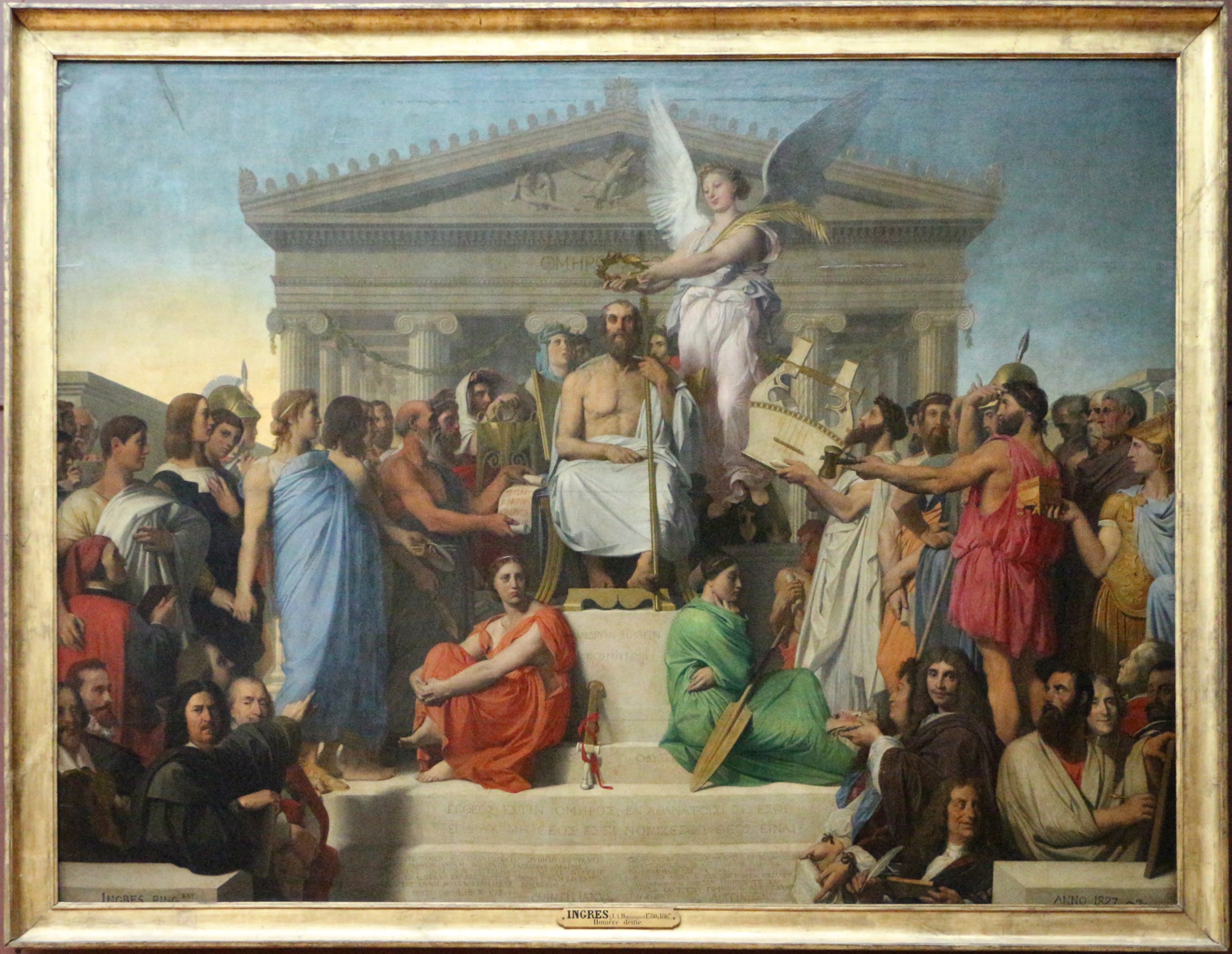 L'Apothéose d'Homère - Jean-Auguste-Dominique Ingres