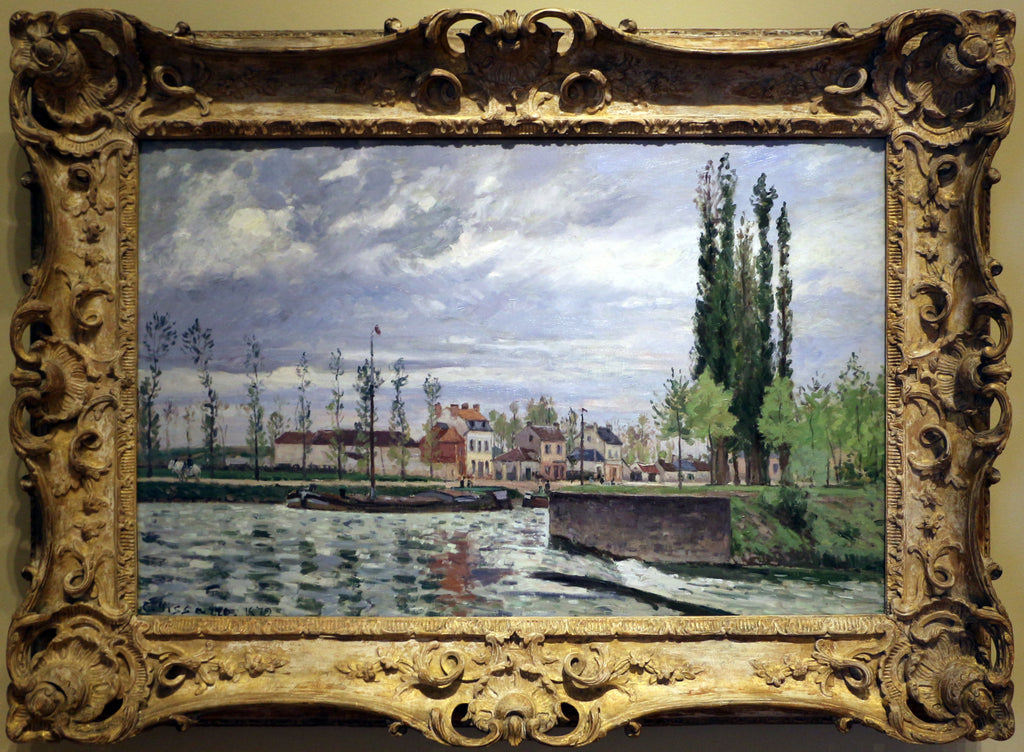 L'Écluse à Pontoise - Camille Pissarro