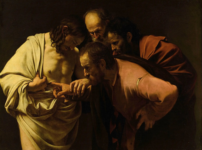 L'Incrédulité de saint Thomas - Le Caravage