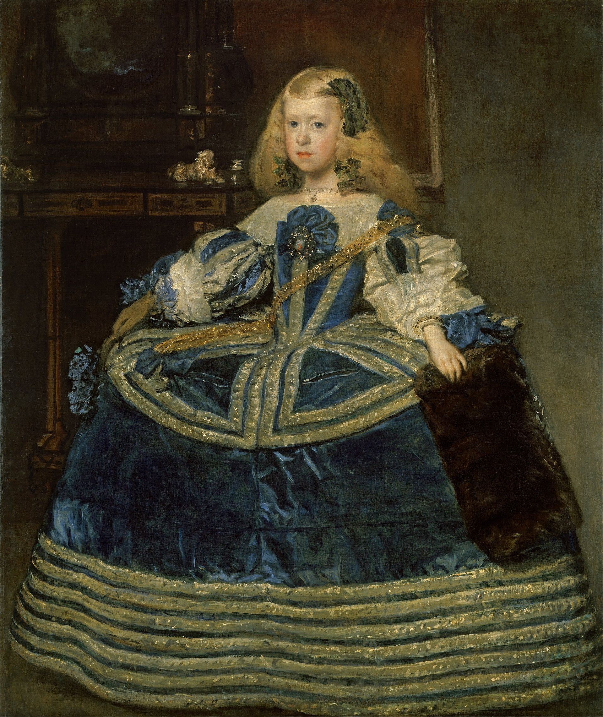 L'Infante Marguerite en bleu - Diego Velázquez