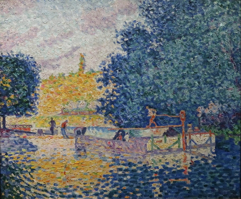 L'écluse de Samois - Paul Signac