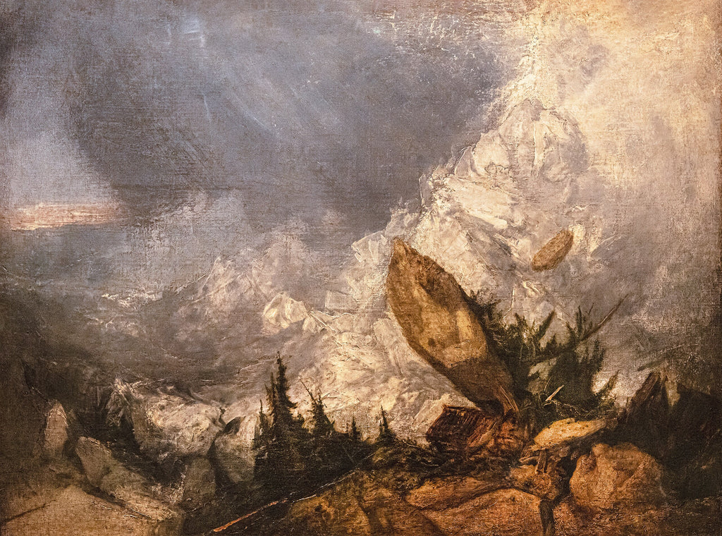 La Chute d'une avalanche dans les Grisons - J. M. W. Turner