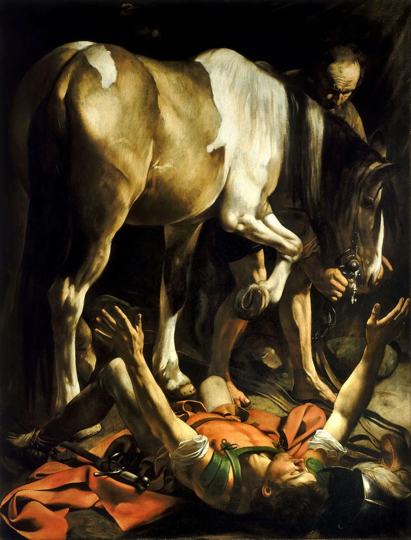 La Conversion de Saint Paul sur le chemin de Damas - Le Caravage