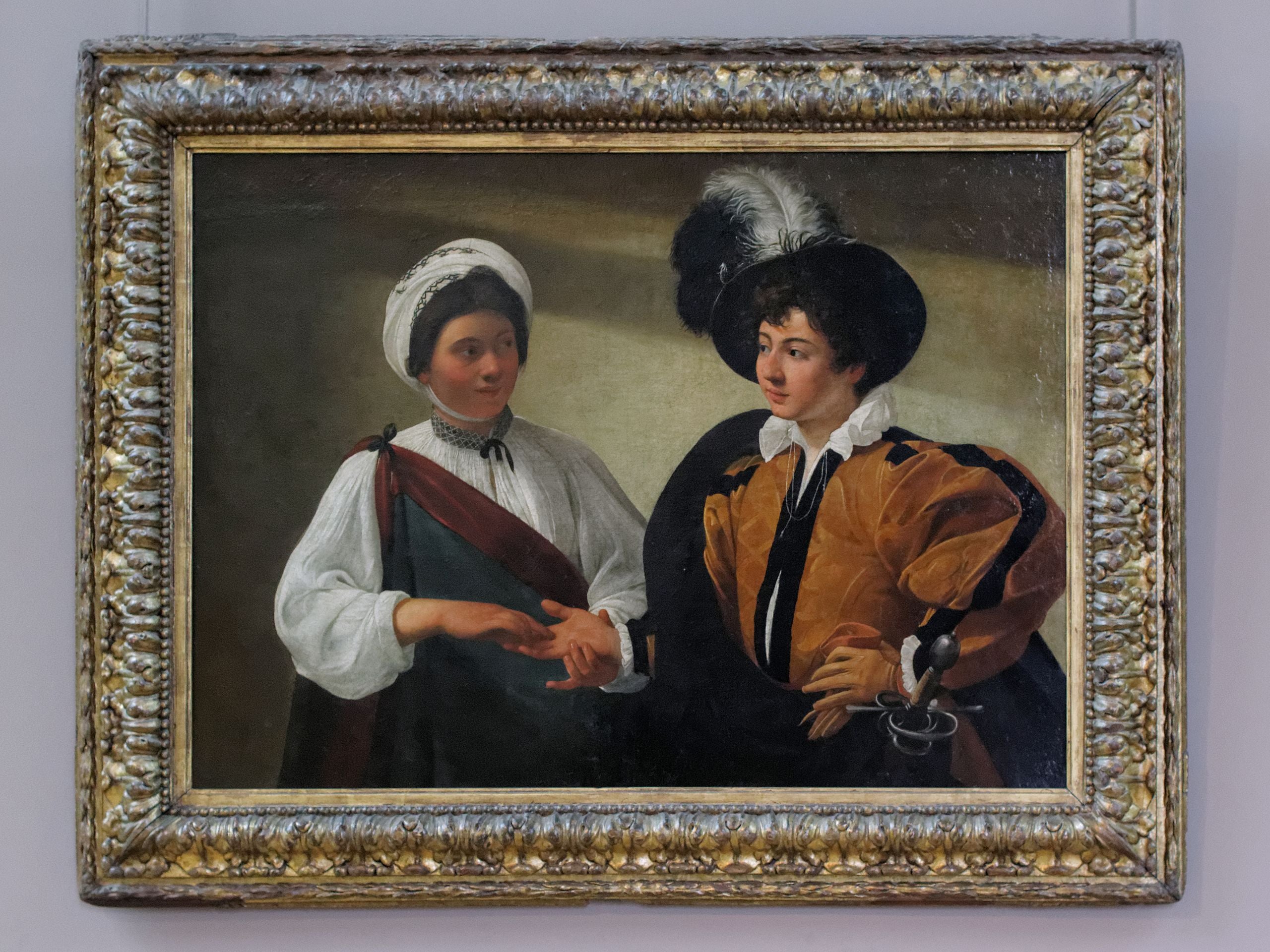 La Diseuse de bonne aventure - Le Caravage