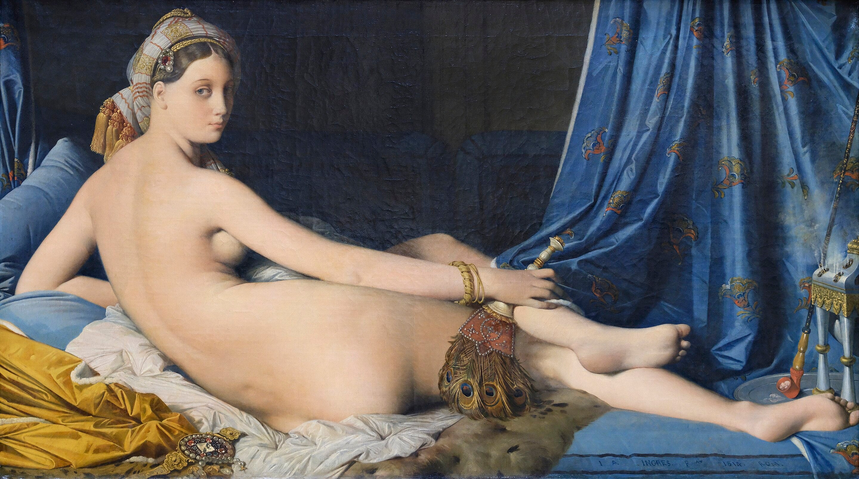 La Grande Odalisque - Jean-Auguste-Dominique Ingres