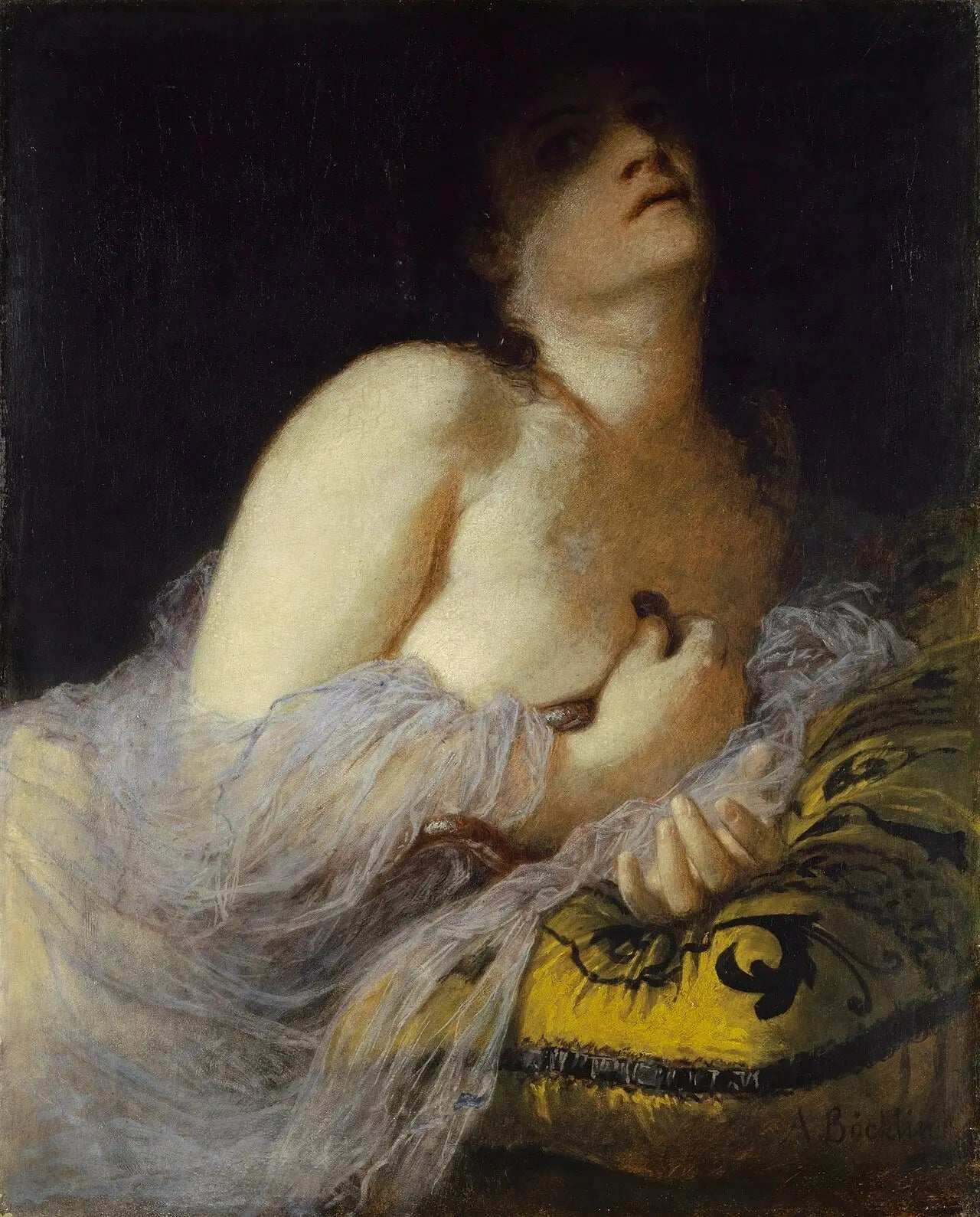 La Mort de Cléopâtre - Arnold Böcklin - Alpha Reproduction