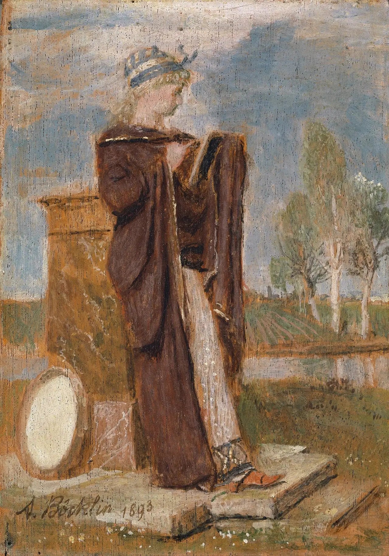 La Muse Thalie - Arnold Böcklin - Alpha Reproduction