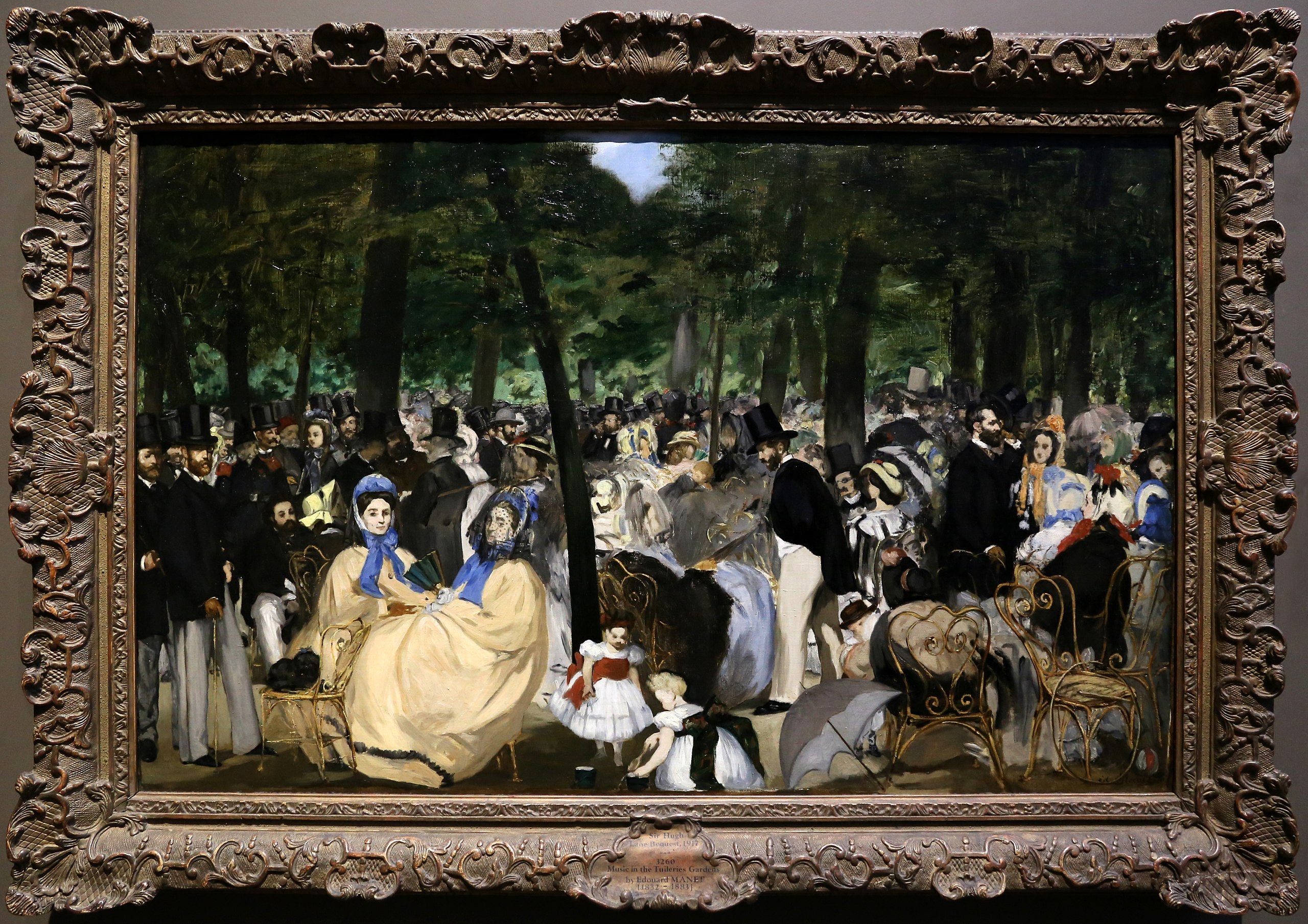 La Musique aux Tuileries - Édouard Manet