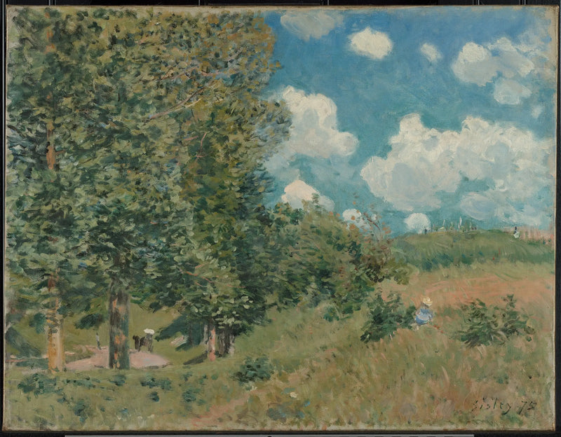La Route de Versailles à Saint-Germain - Alfred Sisley