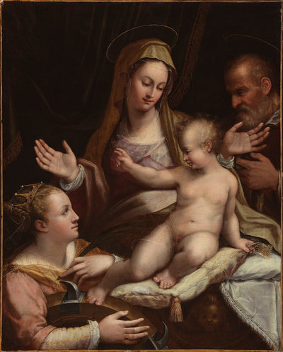 La Sainte Famille avec sainte Catherine d'Alexandrie - Lavinia Fontana