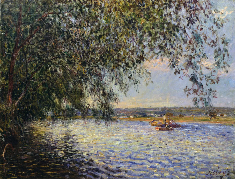 La Seine à Saint Mammès - Alfred Sisley