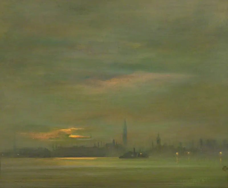 La Tamise, le soir - James Abbott McNeill Whistler