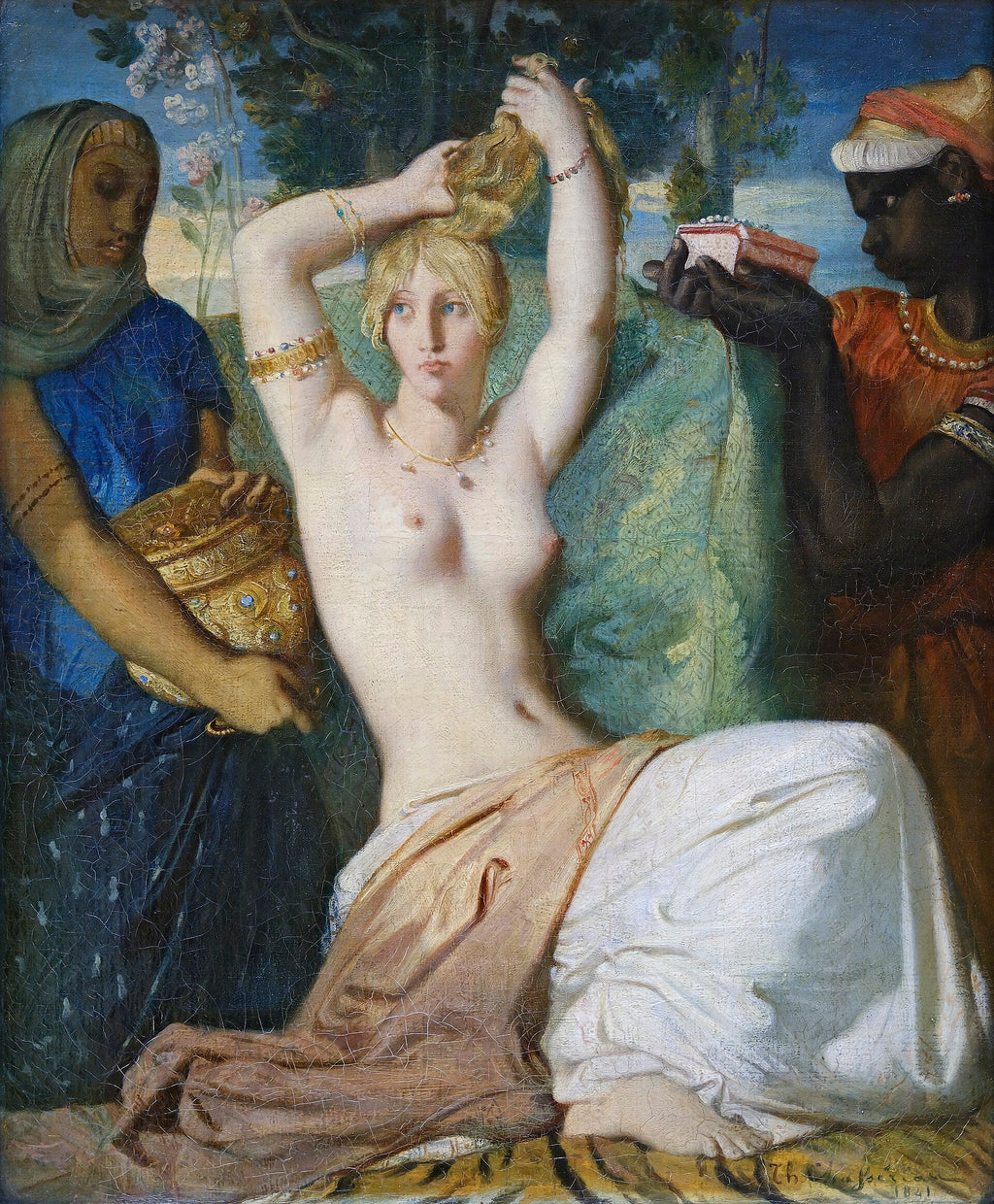 La Toilette d'Esther - Théodore Chassériau
