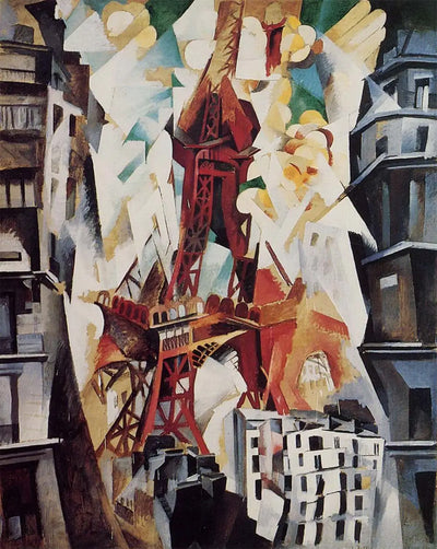 Reproduction du tableau « La Tour Eiffel - Robert Delaunay » par Alpha Reproduction en peinture à l’huile