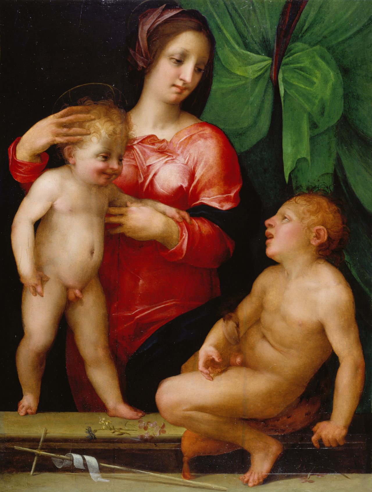 La Vierge à l'Enfant avec le petit saint Jean - Rosso Fiorentino