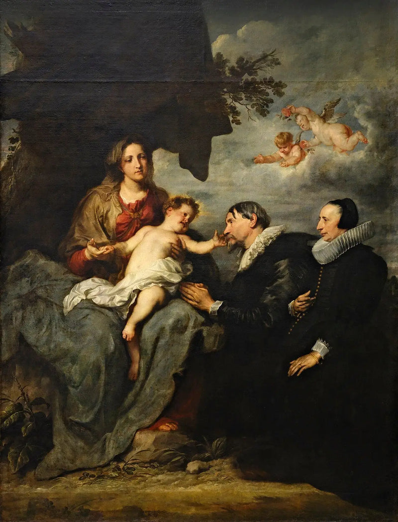 La Vierge aux deux donateurs - Antoine van Dyck