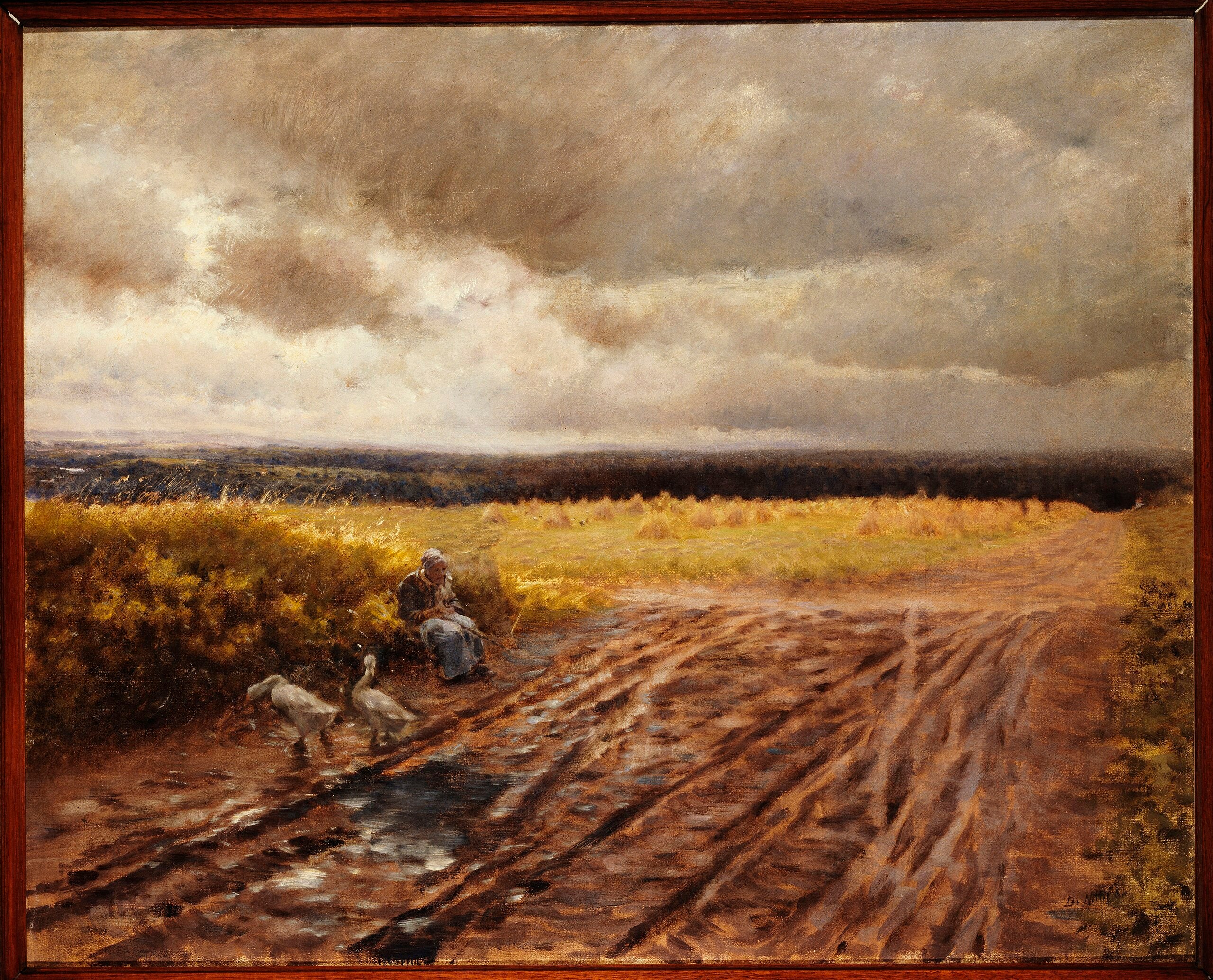 La gardeuse d'oies - Giuseppe De Nittis