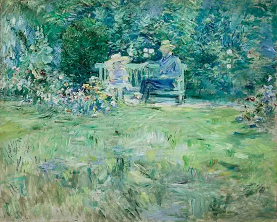 La leçon au jardin - Berthe Morisot