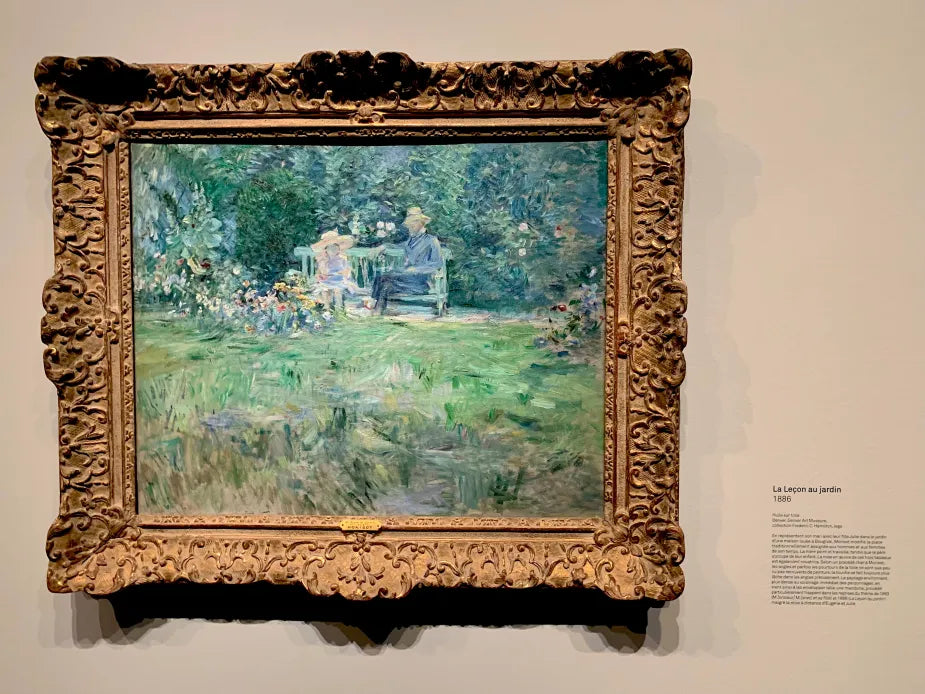 La leçon au jardin - Berthe Morisot