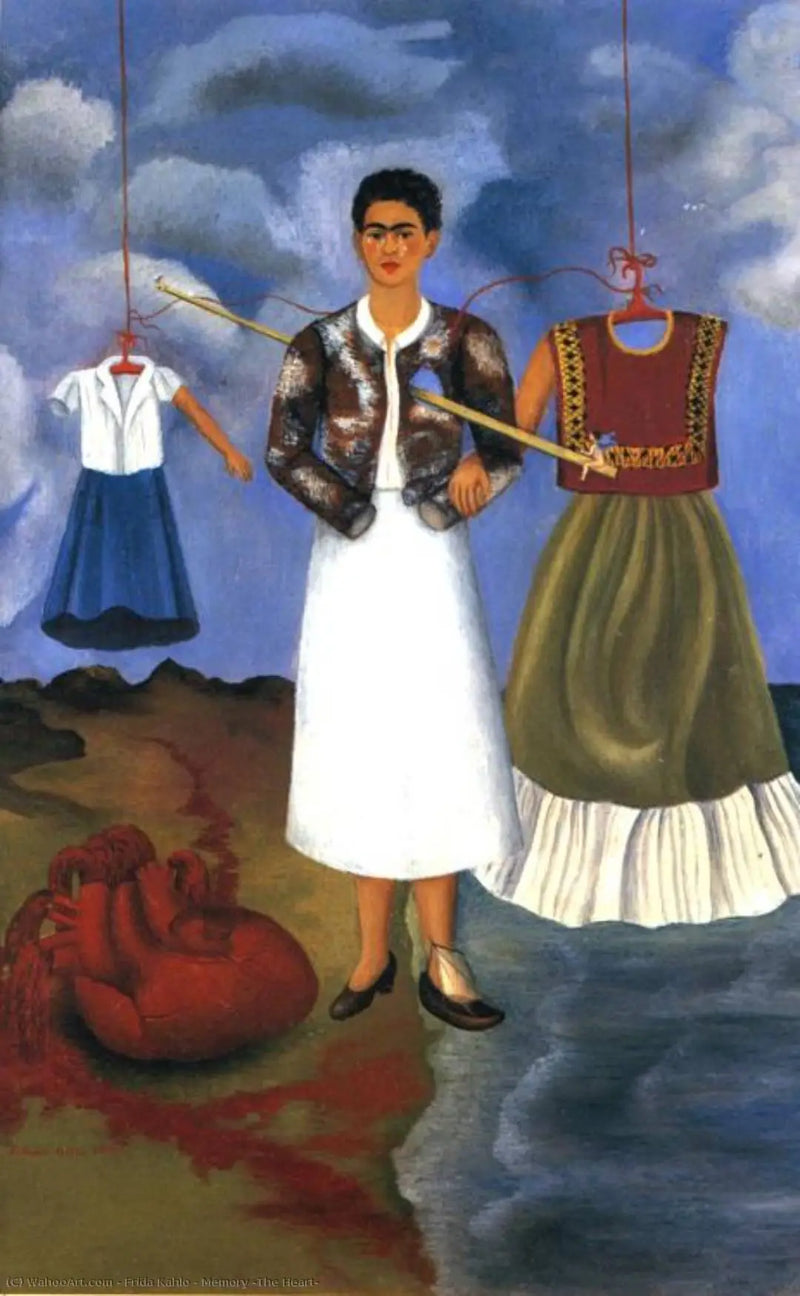 La mémoire ou le cœur - Frida Kahlo