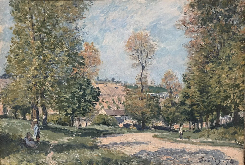 La route de Louveciennes - Alfred Sisley