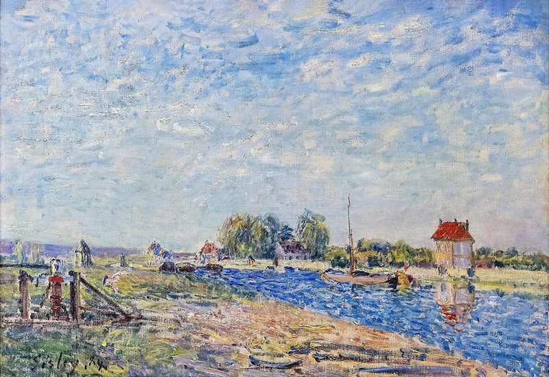 Le Canal du Loing - Alfred Sisley