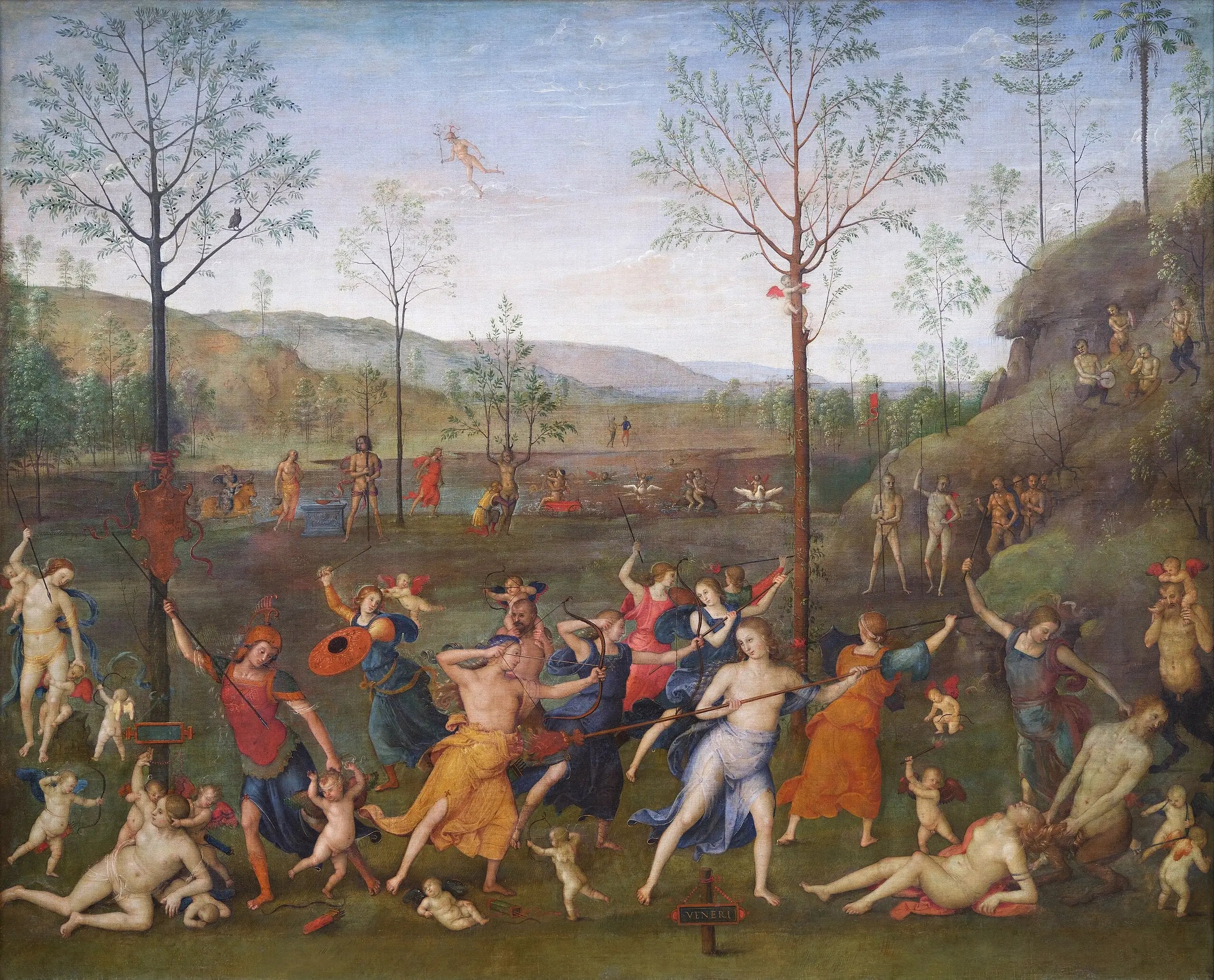 Le Combat de l’Amour et de la Chasteté - Pietro Perugino - Alpha Reproduction