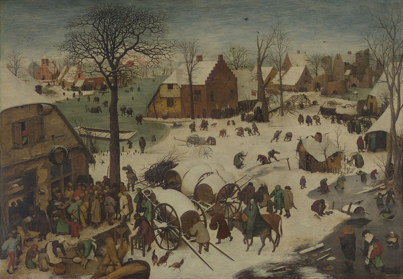 Le Dénombrement de Bethléem - Pieter Brueghel the Elder