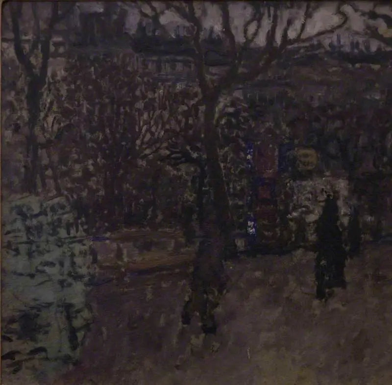 Le Kiosque, Boulevard des Batignolles - Pierre Bonnard
