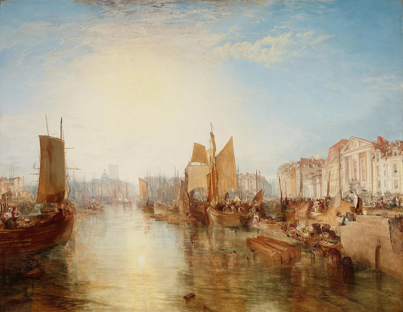 Le Port de Dieppe - J. M. W. Turner