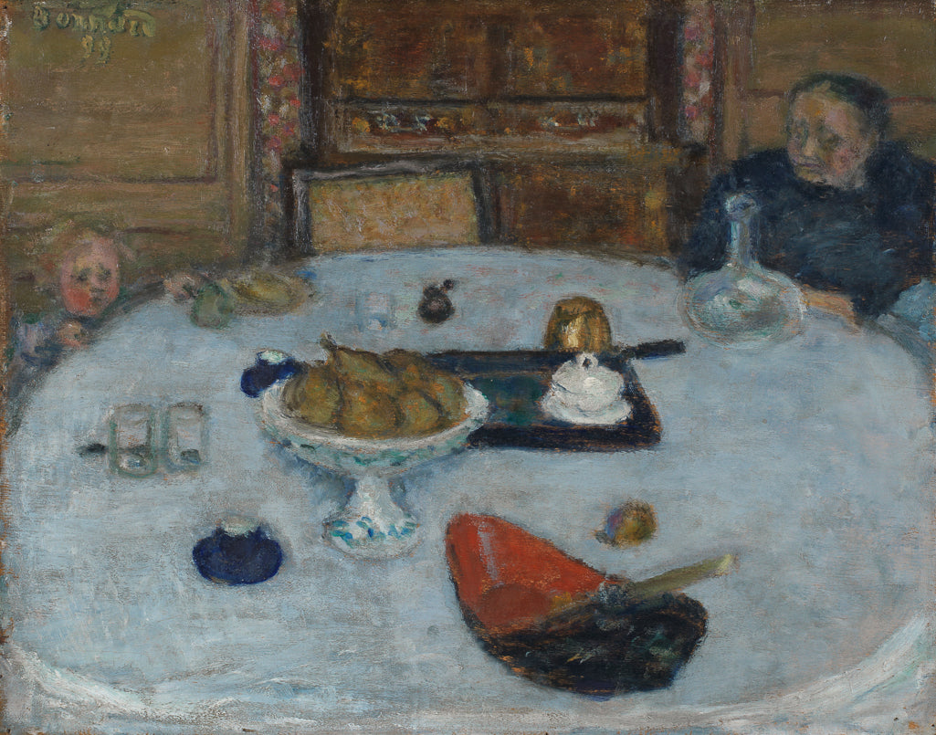 Reproduction du tableau « Le Repas - Pierre Bonnard » par Alpha Reproduction en peinture à l’huile
