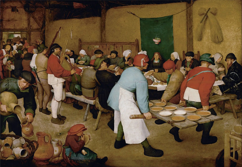 Le Repas de noce - Pieter Brueghel the Elder