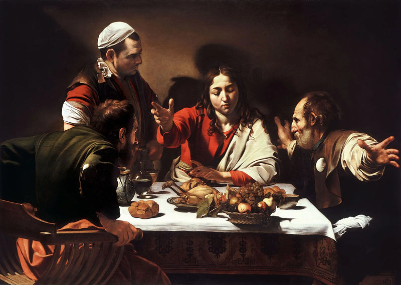 Le Souper à Emmaüs - Le Caravage