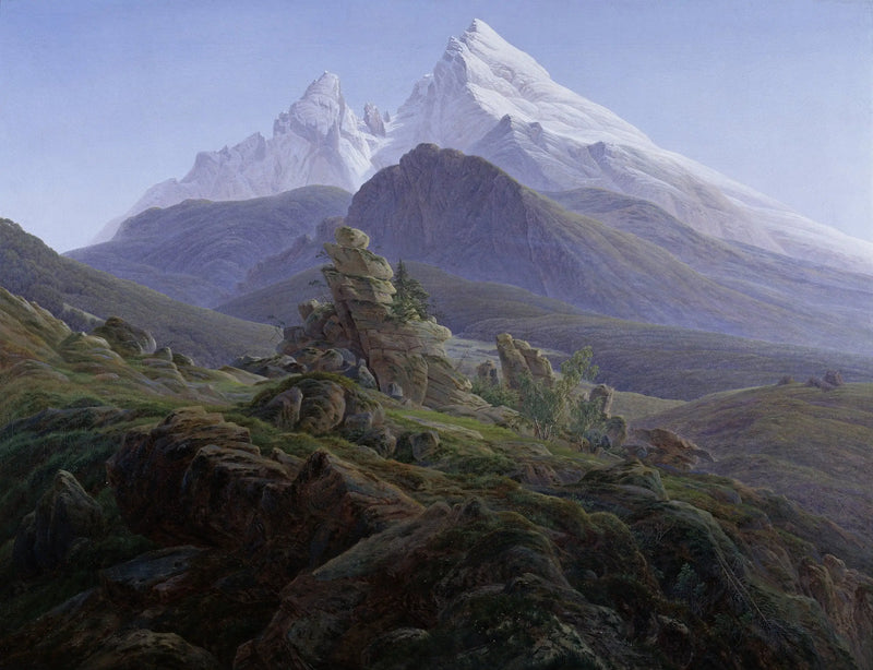 Le Watzmann - Caspar David Friedrich